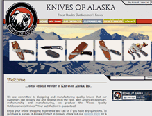 Tablet Screenshot of knivesofalaska.com